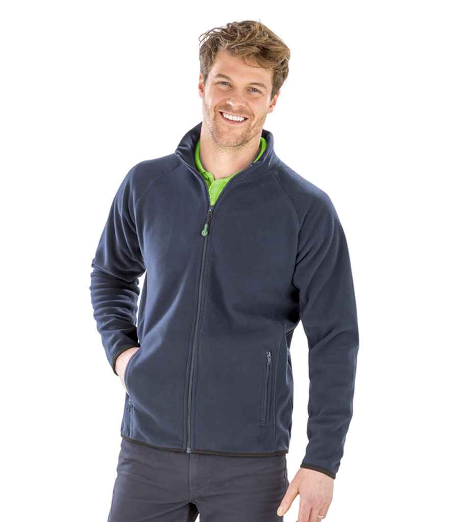 Result Genuine Recycled Polarthermic Fleece Jacket - Navy (RS903)