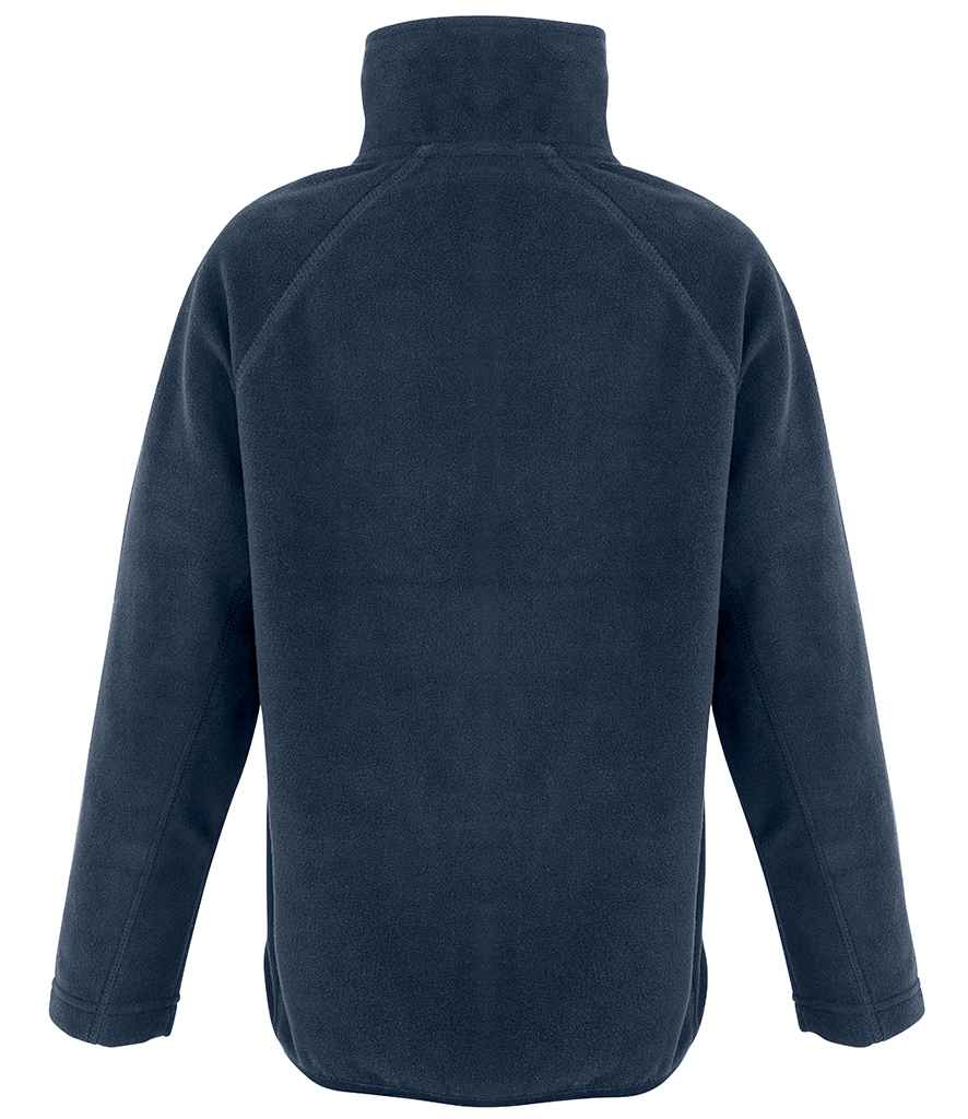 Result Genuine Recycled Kids Zip Neck Micro Fleece - Navy (RS905B)
