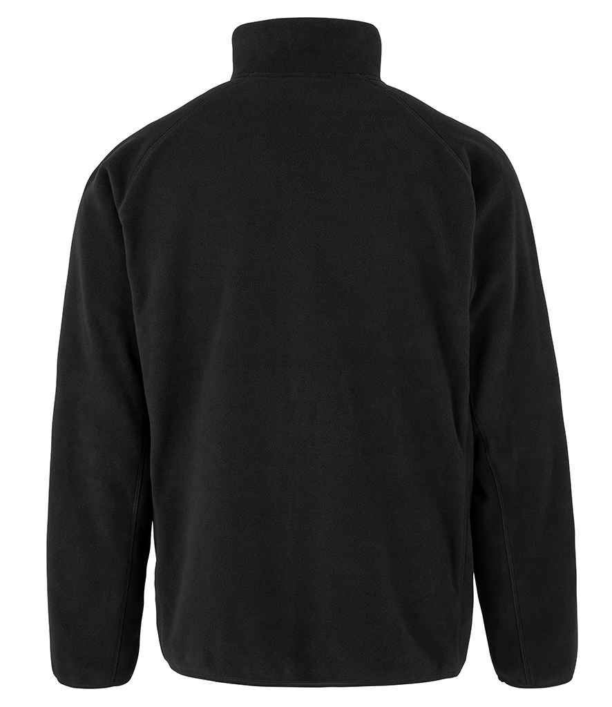 Result Genuine Recycled Zip Neck Micro Fleece - Black (RS905)