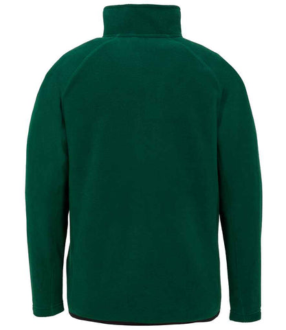 Result Genuine Recycled Zip Neck Micro Fleece - Forest Green (RS905)
