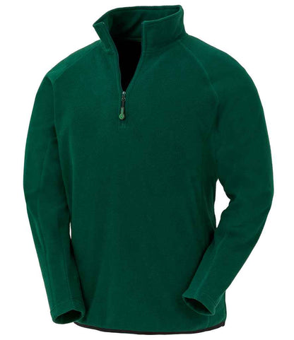 Result Genuine Recycled Zip Neck Micro Fleece - Forest Green (RS905)
