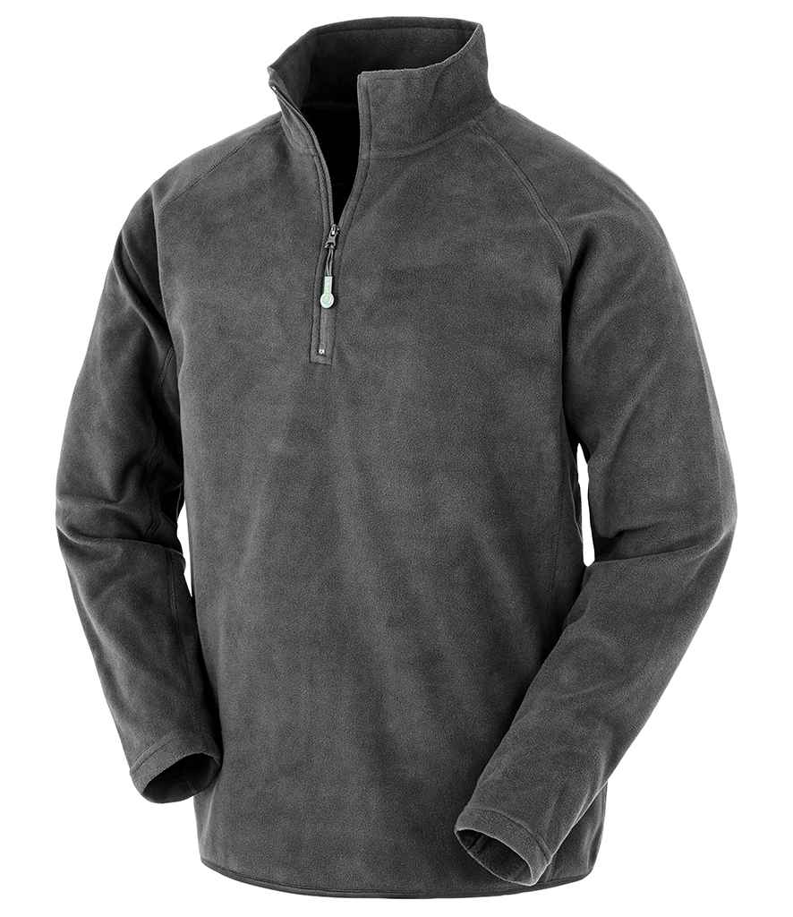 Result Genuine Recycled Zip Neck Micro Fleece - Grey (RS905)