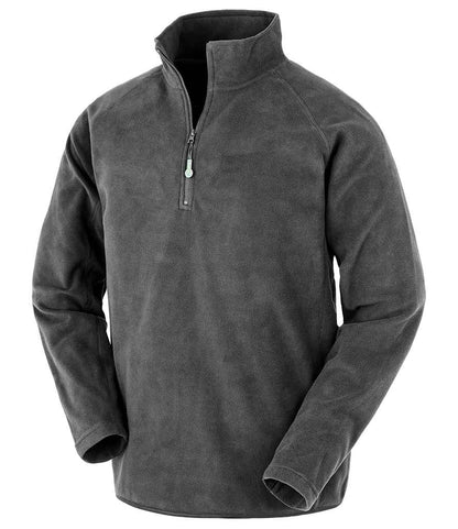 Result Genuine Recycled Zip Neck Micro Fleece - Grey (RS905)