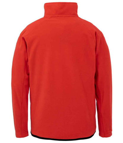 Result Genuine Recycled Zip Neck Micro Fleece - Red (RS905)