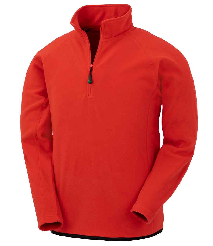 Result Genuine Recycled Zip Neck Micro Fleece - Red (RS905)