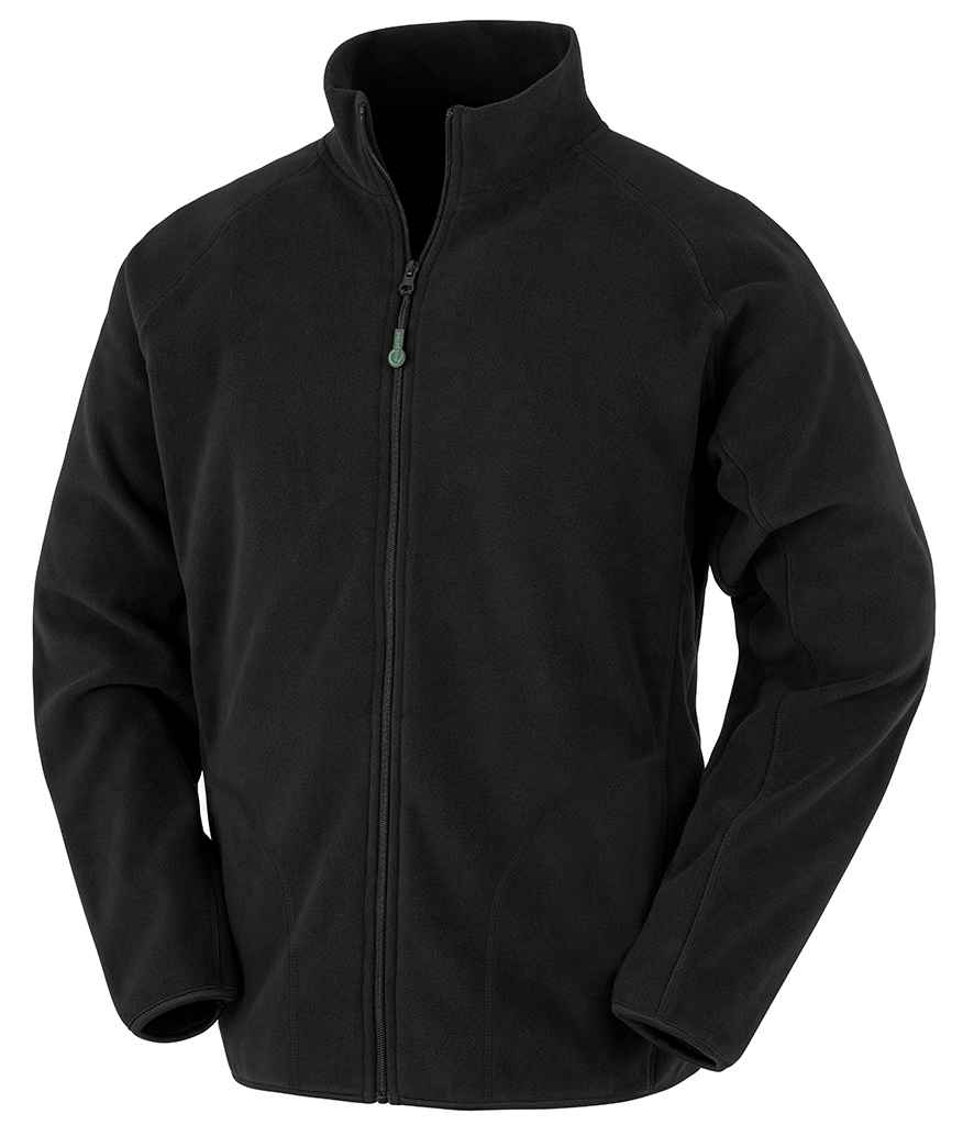 Result Genuine Recycled Micro Fleece Jacket - Black (RS907)