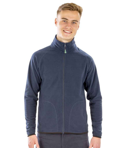 Result Genuine Recycled Micro Fleece Jacket - Navy (RS907)