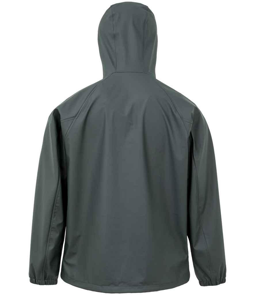 Result Genuine Recycled Prism PU Waterproof Jacket - Black Olive (RS908)