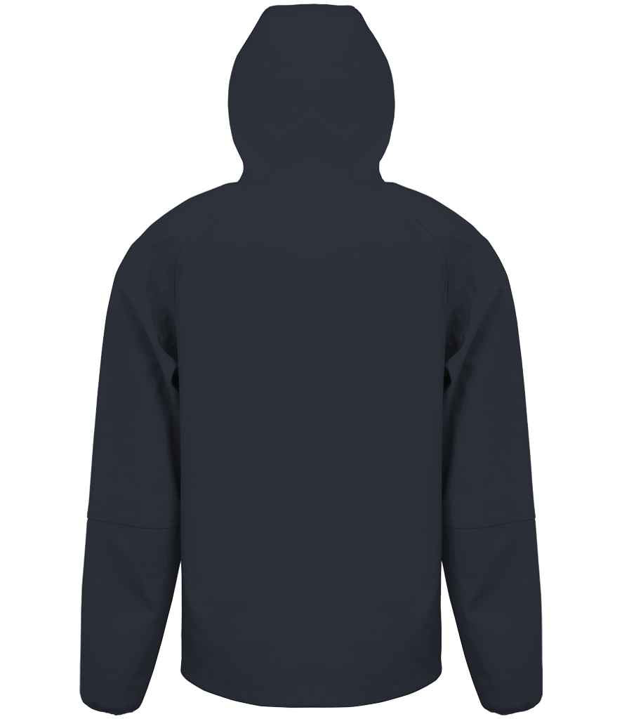 Result Recycled Three Layer Printable Hooded Soft Shell Jacket - Navy/Navy (RS909)
