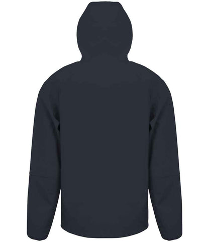Result Recycled Three Layer Printable Hooded Soft Shell Jacket - Navy/Navy (RS909)