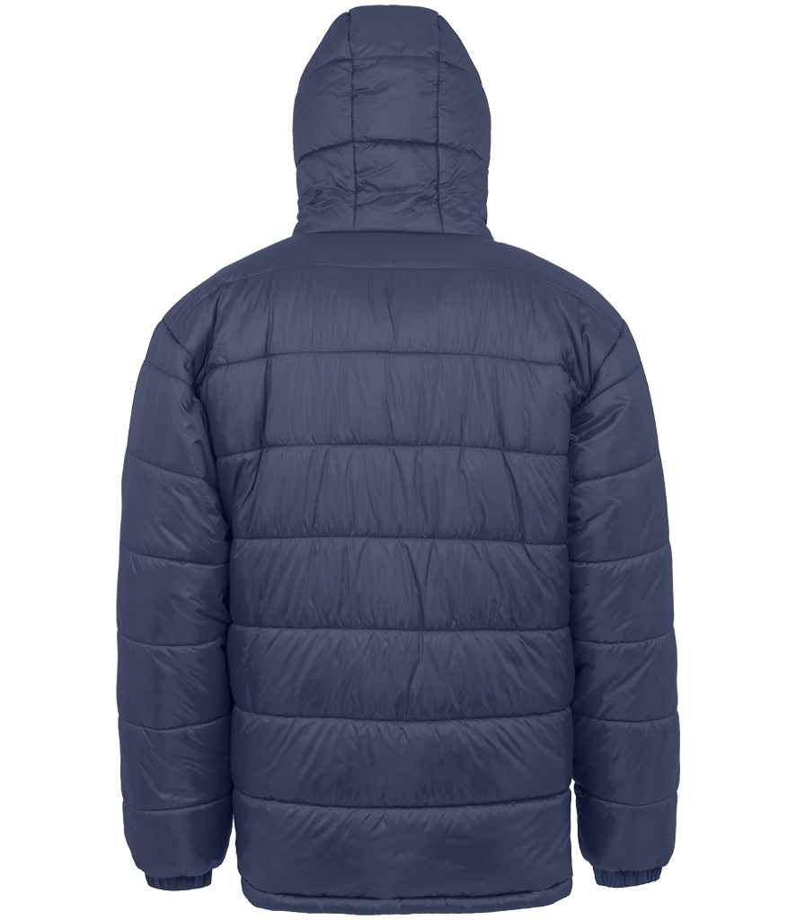Result Genuine Recycled Hooded Padded Parka Jacket - Navy (RS910)