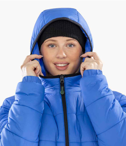 Result Genuine Recycled Hooded Padded Parka Jacket - Royal Blue (RS910)