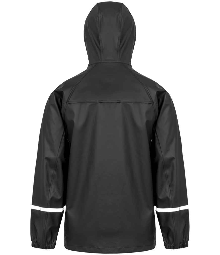 Result Recycled Prism PU Waterproof Jacket - Black (RS915)