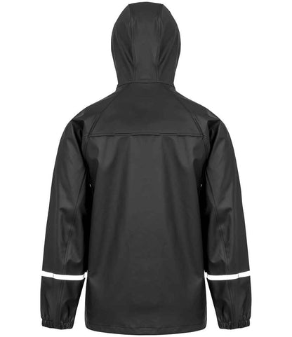 Result Recycled Prism PU Waterproof Jacket - Black (RS915)
