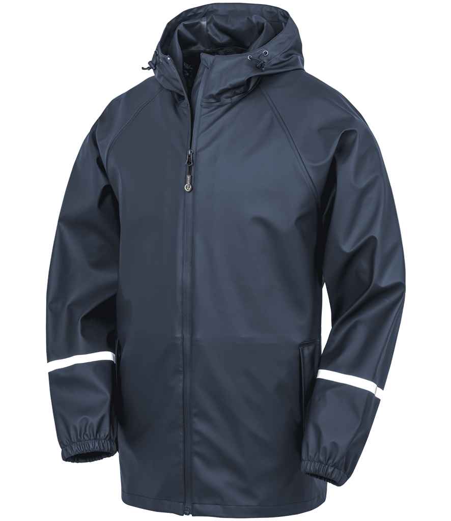 Result Recycled Prism PU Waterproof Jacket - Navy (RS915)