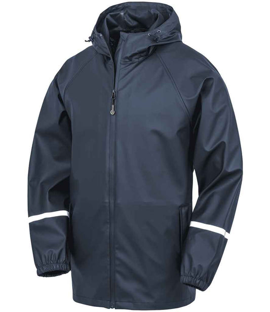 Result Recycled Prism PU Waterproof Jacket - Navy (RS915)