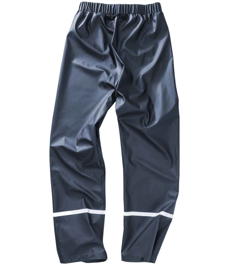 Result Recycled Prism PU Waterproof Trousers - Navy (RS916)