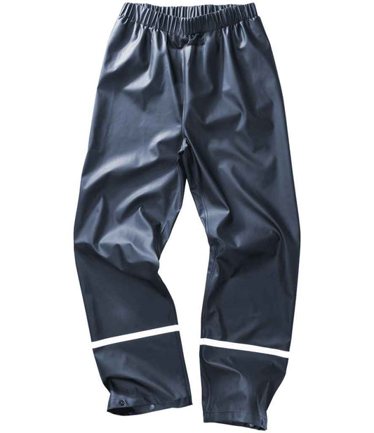 Result Recycled Prism PU Waterproof Trousers - Navy (RS916)