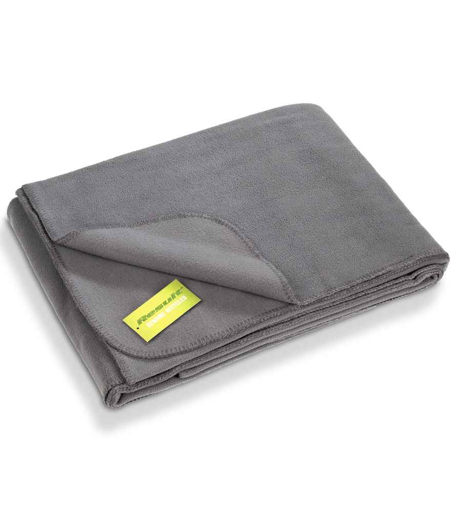 Result Genuine Recycled Polarthermic Fleece Blanket - Grey (RS939)