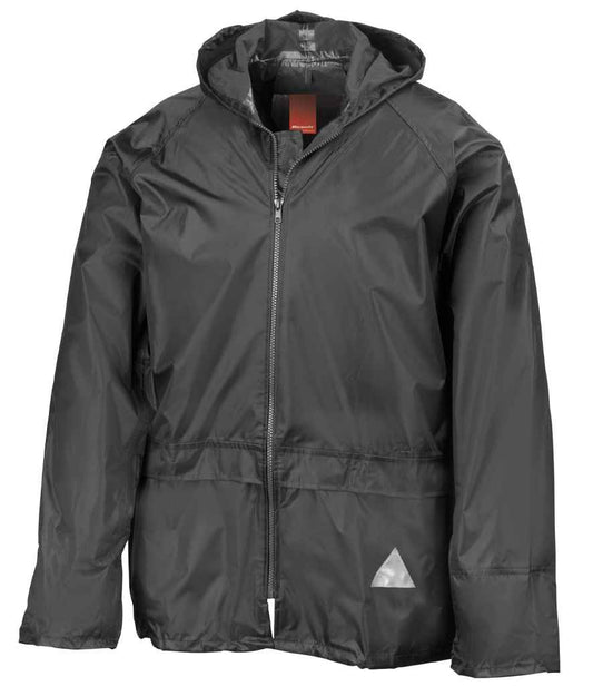 Result Waterproof Jacket/Trouser Suit in Carry Bag - Black (RS95)