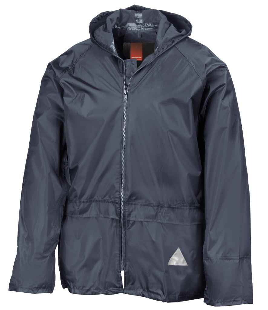 Result Kids Waterproof Jacket/Trouser Suit in Carry Bag - Navy (RS95B)