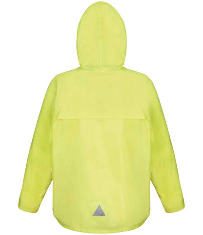 Result Waterproof Jacket/Trouser Suit in Carry Bag - Neon Yellow (RS95)