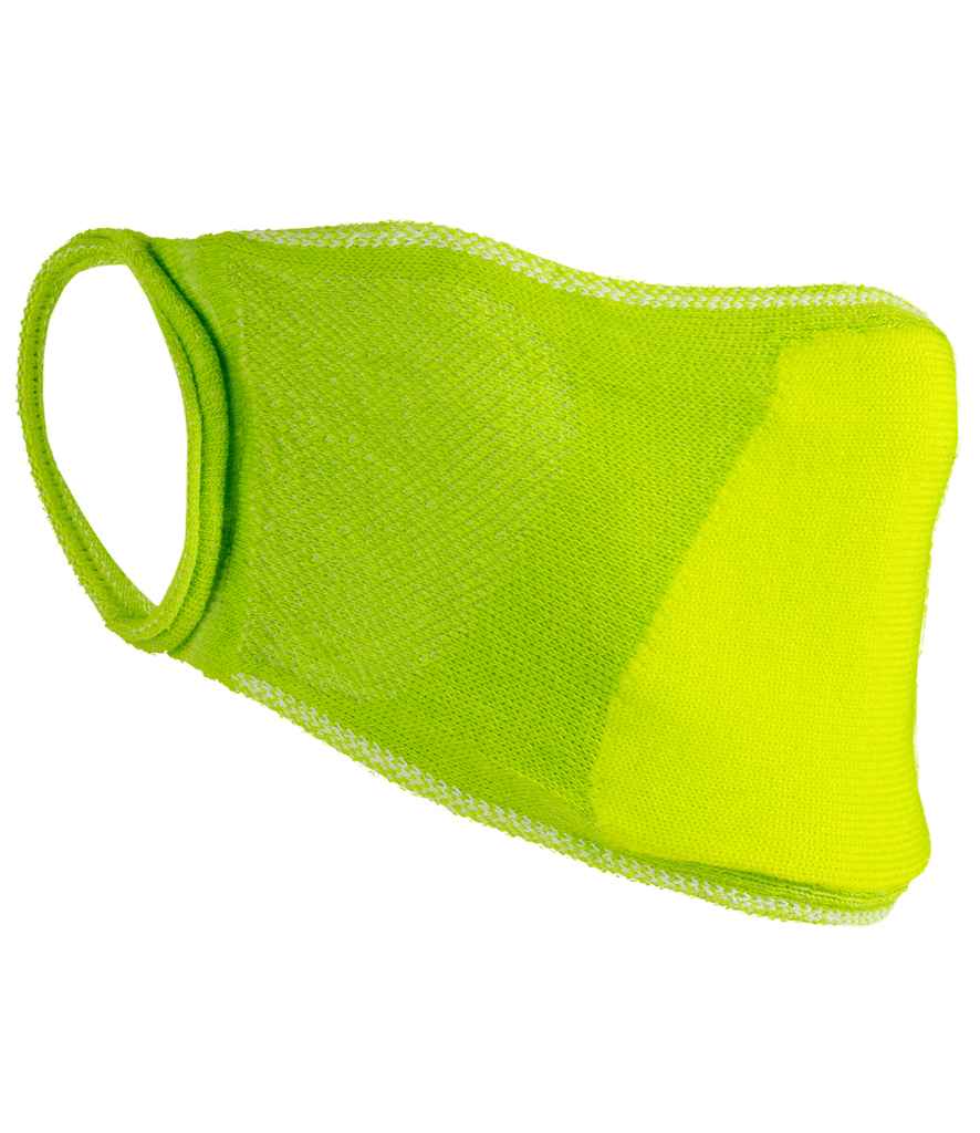 Result Anti-Bacterial Face Cover - Lime Green (RV009)