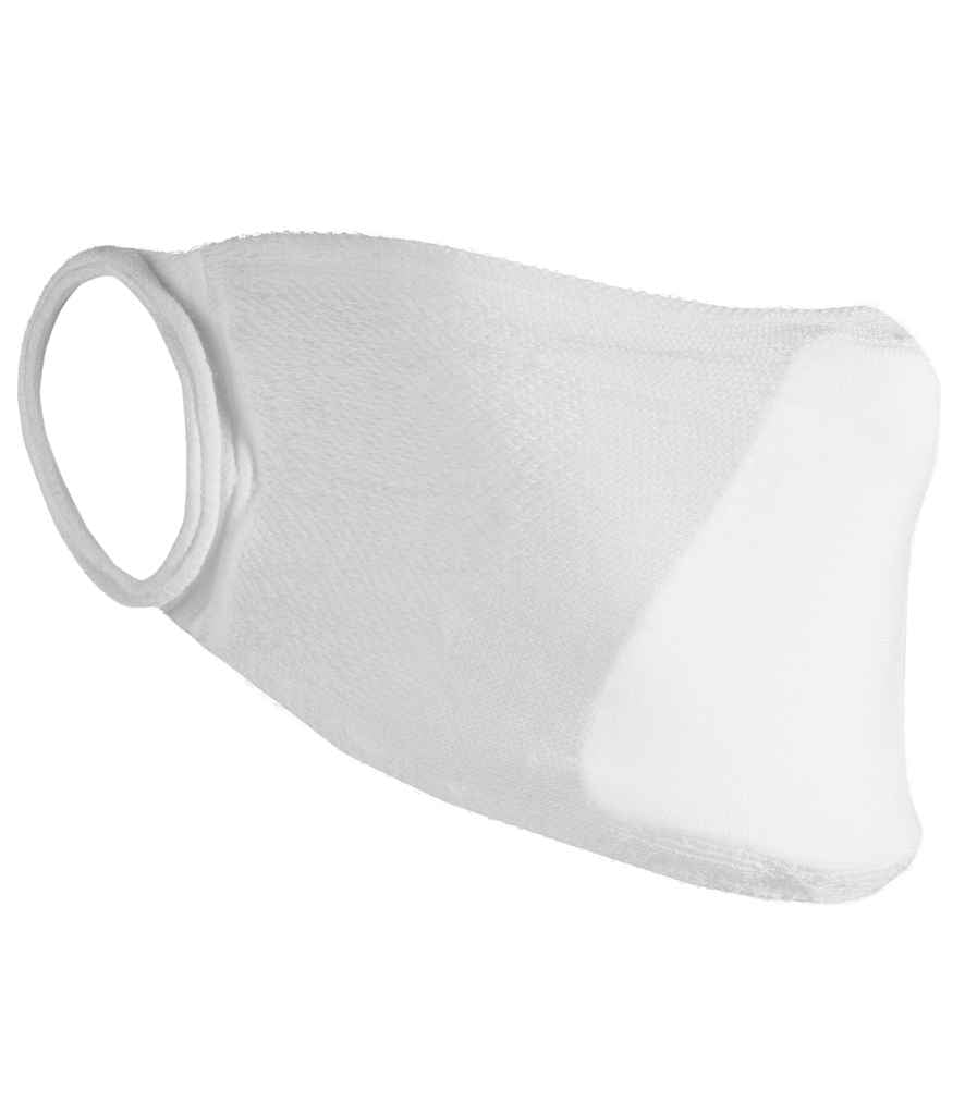 Result Anti-Bacterial Face Cover - White (RV009)