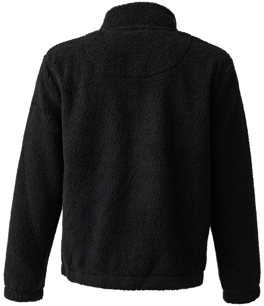 Ravine Unisex F/Z Borg Fleece - BLK (RV300)