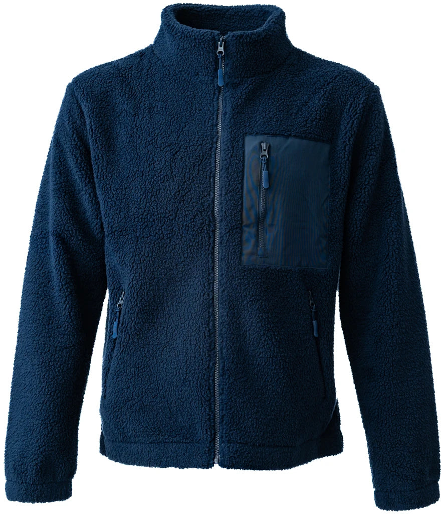 Ravine Unisex F/Z Borg Fleece - NAV (RV300)