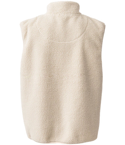 Ravine Unisex Gilet Borg Fleece - NAT (RV302)