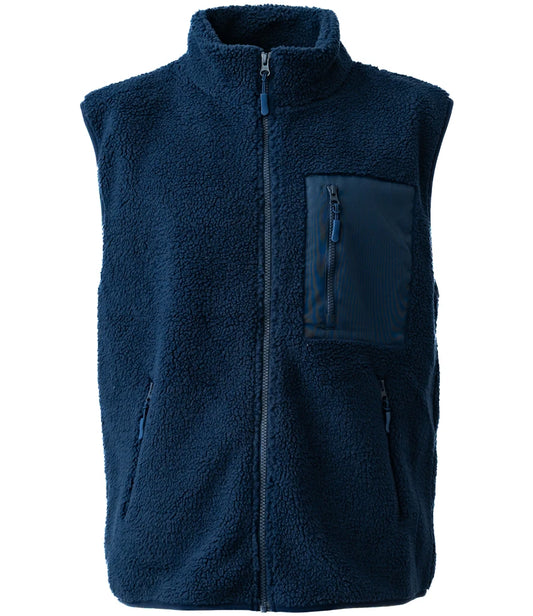 Ravine Unisex Gilet Borg Fleece - NAV (RV302)