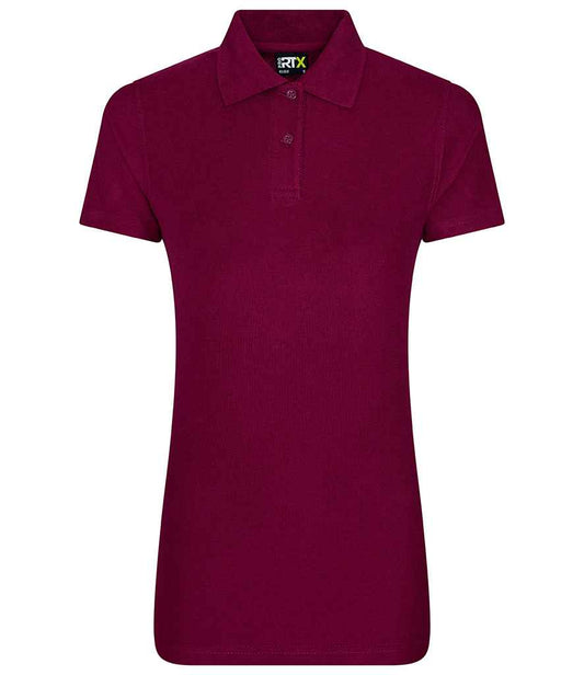 Pro RTX Ladies Pro Piqué Polo Shirt - Burgundy (RX101F)