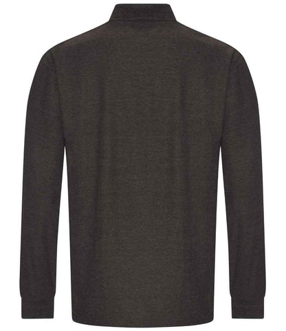 Pro RTX Pro Long Sleeve Piqué Polo Shirt - Charcoal (RX102)