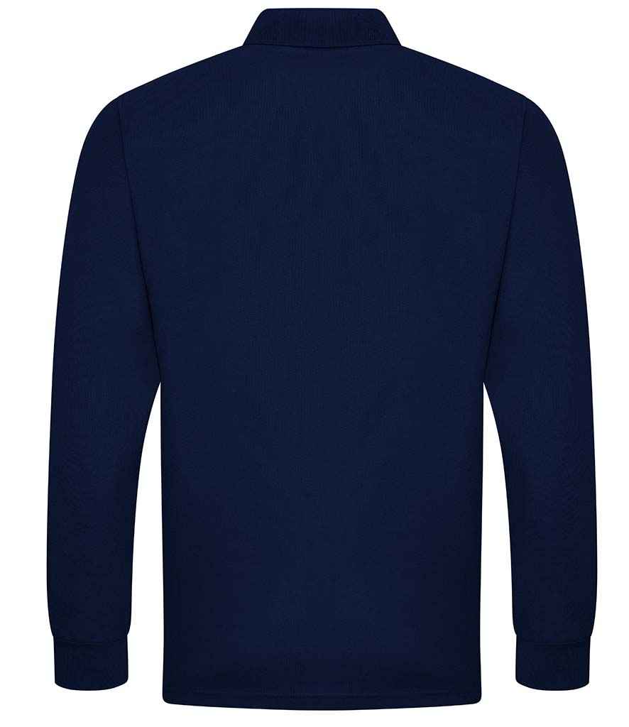 Pro RTX Pro Long Sleeve Piqué Polo Shirt - Navy (RX102)