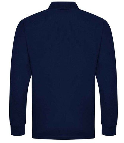 Pro RTX Pro Long Sleeve Piqué Polo Shirt - Navy (RX102)