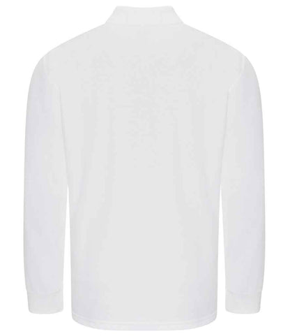 Pro RTX Pro Long Sleeve Piqué Polo Shirt - White (RX102)