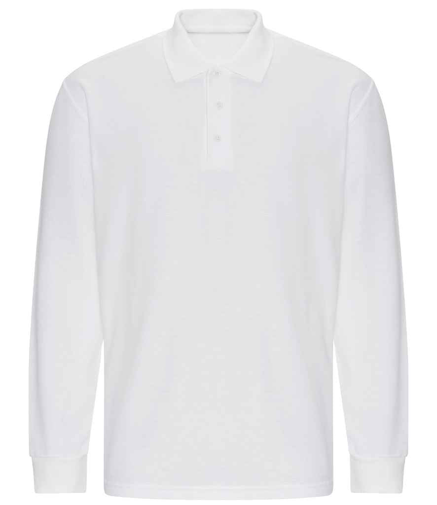 Pro RTX Pro Long Sleeve Piqué Polo Shirt - White (RX102)