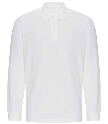 Pro RTX Pro Long Sleeve Piqué Polo Shirt - White (RX102)