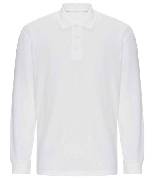 Pro RTX Pro Long Sleeve Piqué Polo Shirt - White (RX102)