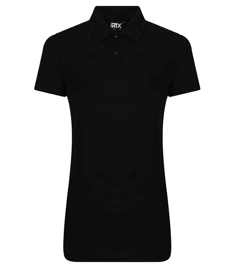 Pro RTX Ladies Pro Polyester Polo Shirt - Black (RX105F)