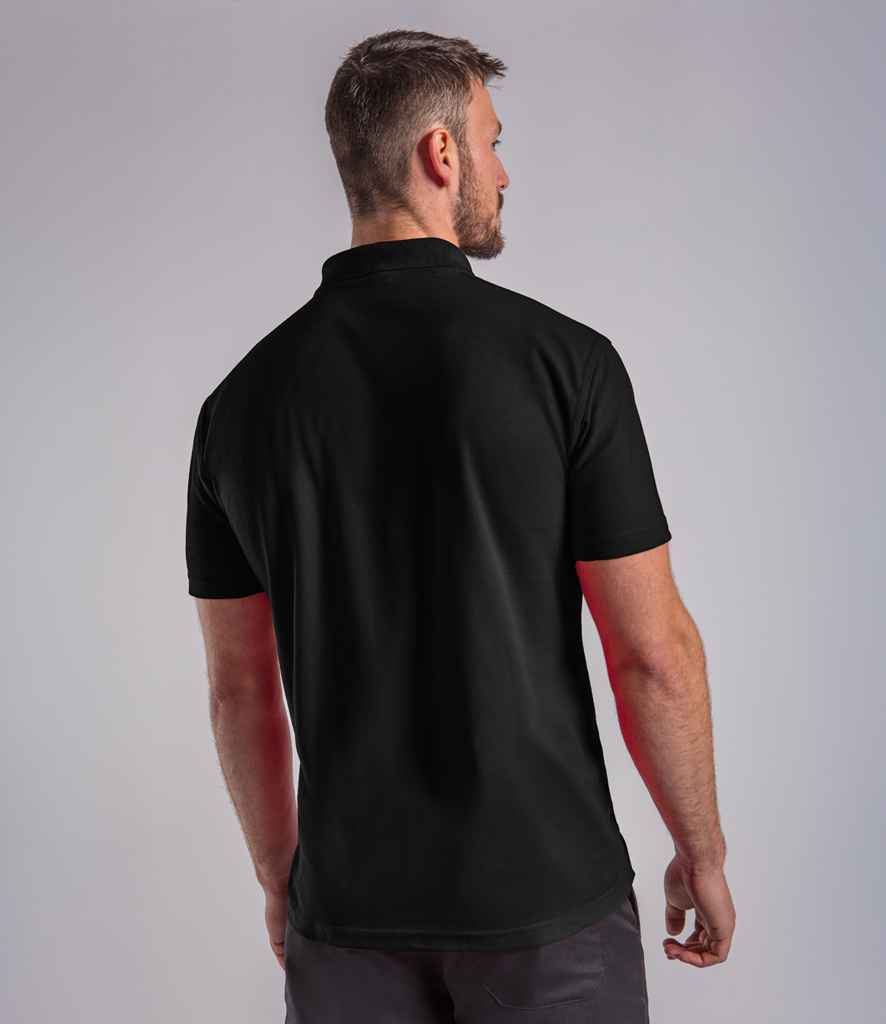Pro RTX Pro Polyester Polo Shirt - Black (RX105)