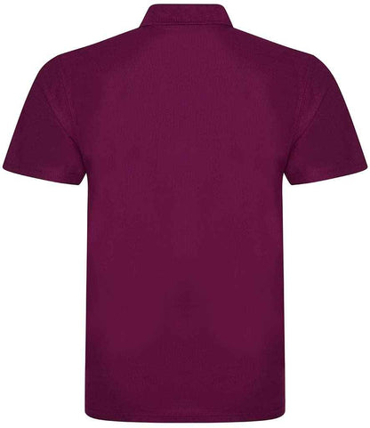 Pro RTX Pro Polyester Polo Shirt - Burgundy (RX105)