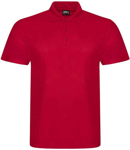 Pro RTX Pro Polyester Polo Shirt - Red (RX105)