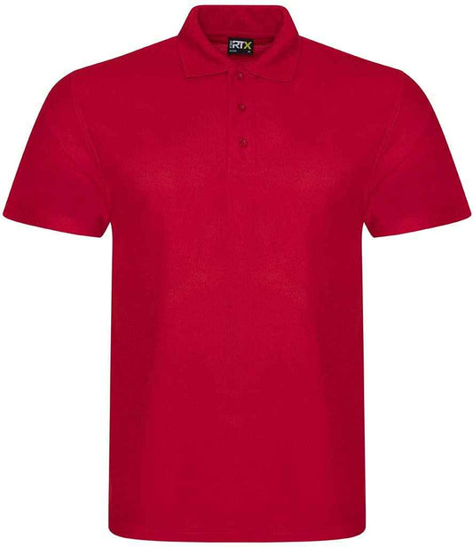 Pro RTX Pro Polyester Polo Shirt - Red (RX105)