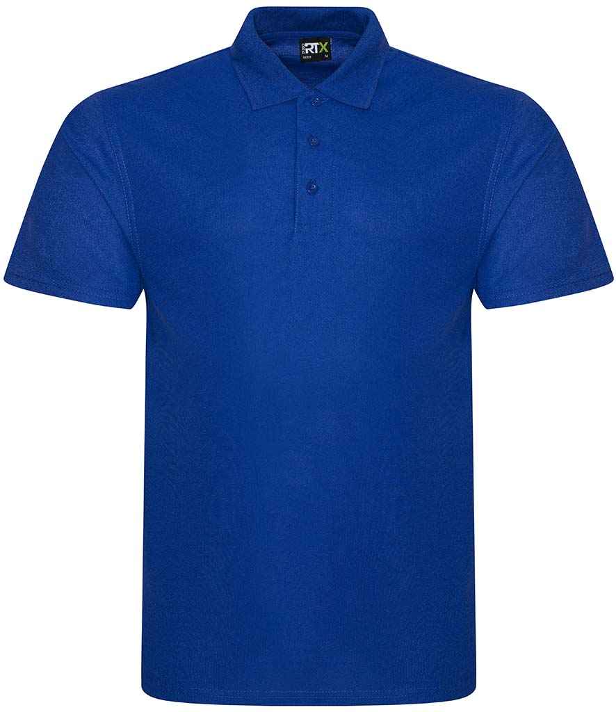 Pro RTX Pro Polyester Polo Shirt - Royal Blue (RX105)