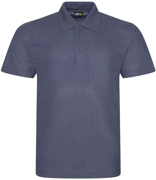 Pro RTX Pro Polyester Polo Shirt - Solid Grey (RX105)