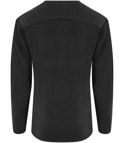 Pro RTX Pro Acrylic V Neck Sweater - Black (RX200)