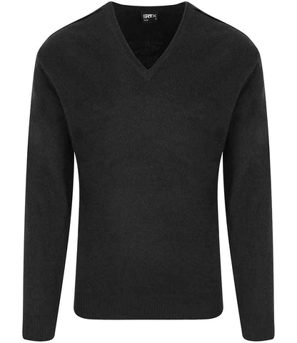 Pro RTX Pro Acrylic V Neck Sweater - Black (RX200)