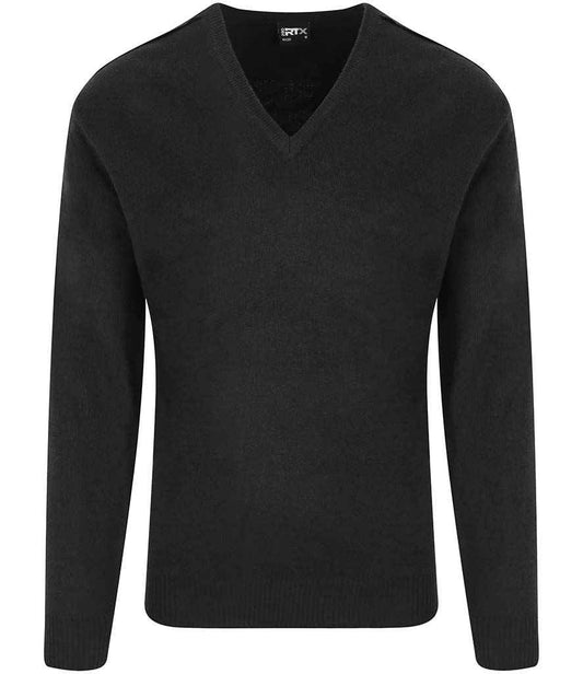 Pro RTX Pro Acrylic V Neck Sweater - Black (RX200)